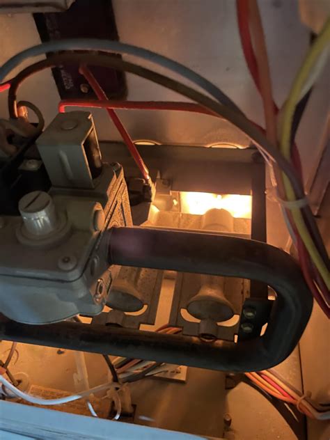 gas furnace ignites but no flame